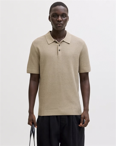 Jack & Jones - JPRBluriley Strik Polo - Lemon Pepper